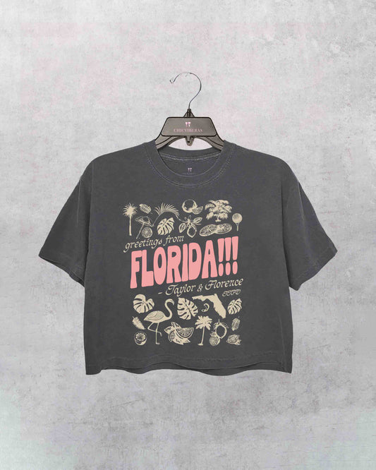 Florida!!! Tortured Poets Crop Shirt