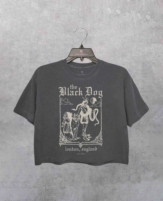 The Black Dog Crop Shirt