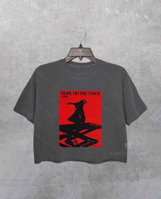 J Hope On The Stage World Tour Crop Shirt