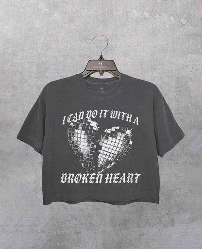 I Can Do It With A Broken Heart TTPD Crop Shirt