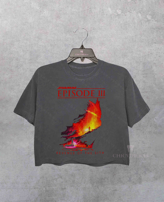 Revenge of The Sith Star wars Crop Shirt