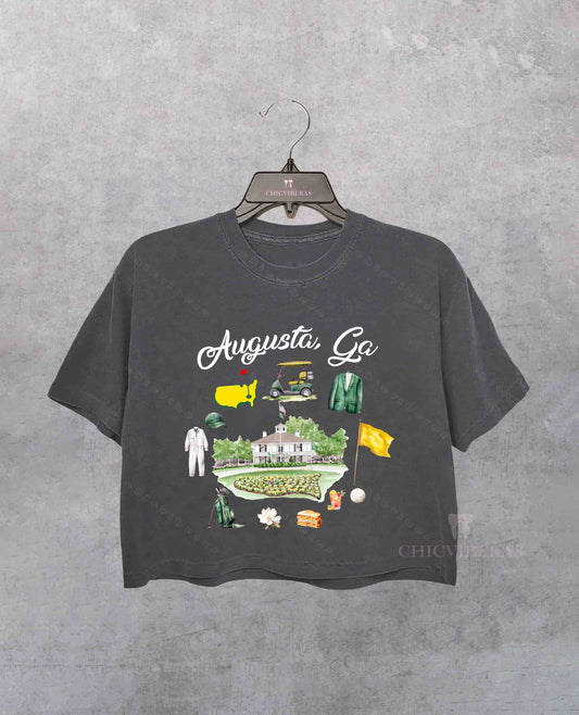 The Masters Golf Tournament Golf Lover Crop Shirt