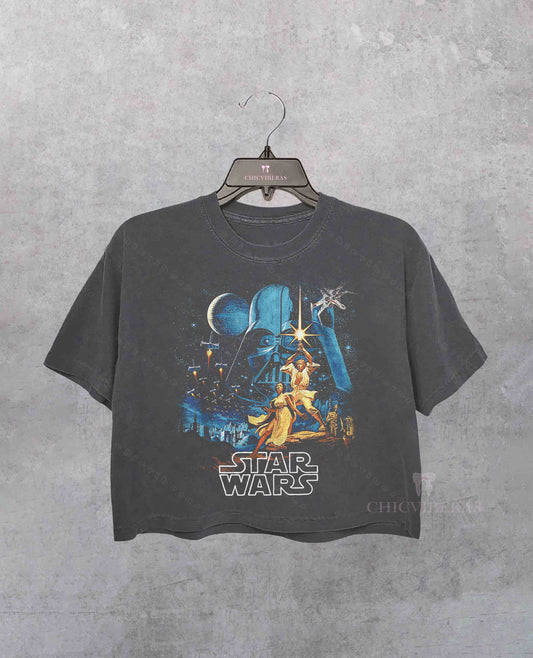 Vintage Star Wars Crop Shirt