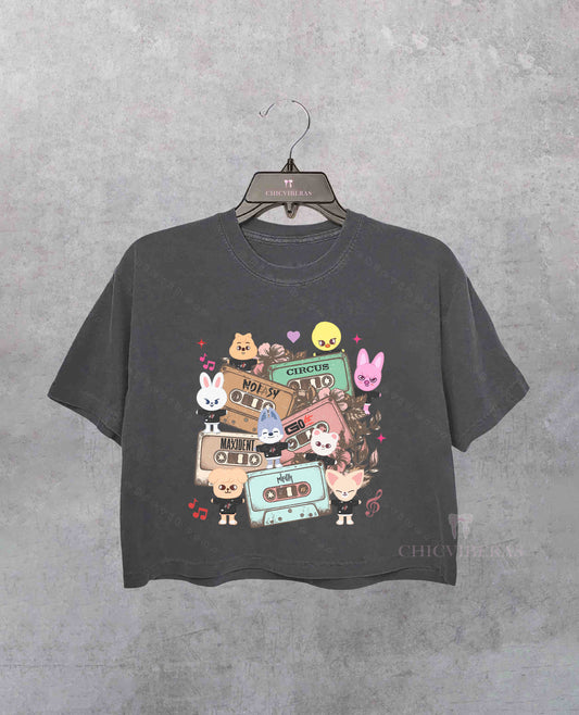 Stray Kids Skzoo World Tour 2025 Crop Shirt