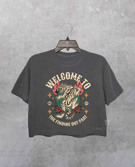 Democracy Has No Kings Tiger Crop Shirt