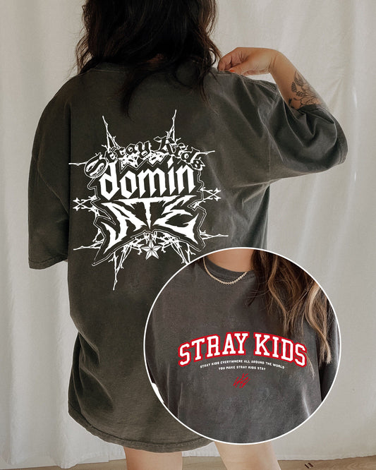 Stray Kids World Tour 2025 Merch 2 Sides Tee
