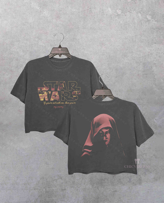 Vintage Anakin Revenge of the Sith 2 Side Crop Shirt