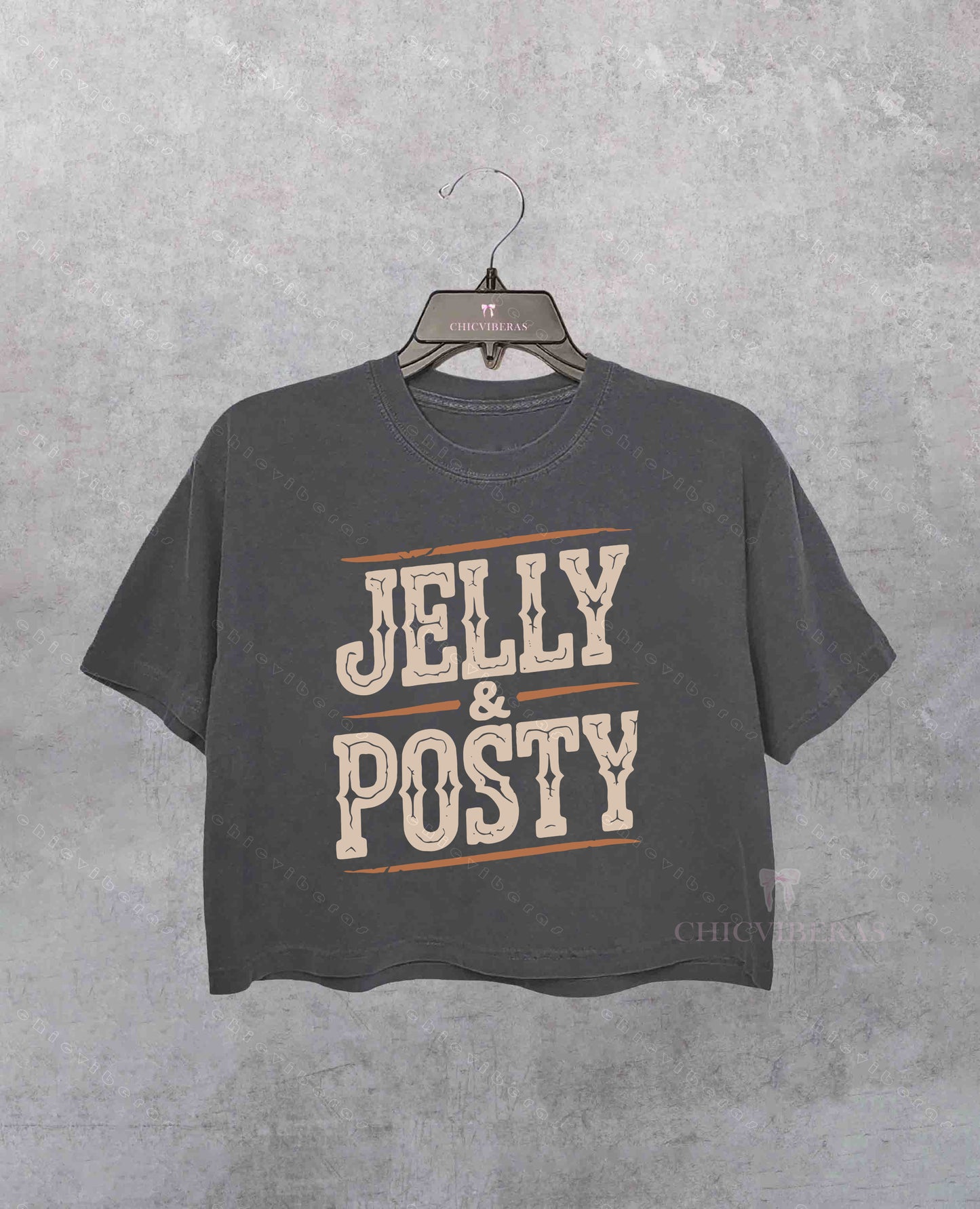 Jelly & Posty Music Concert Crop Shirt