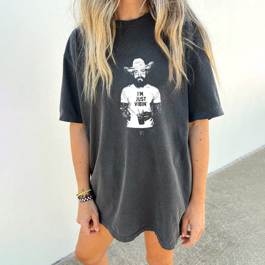Post Malone Cowboy Im Just Vibin Tee