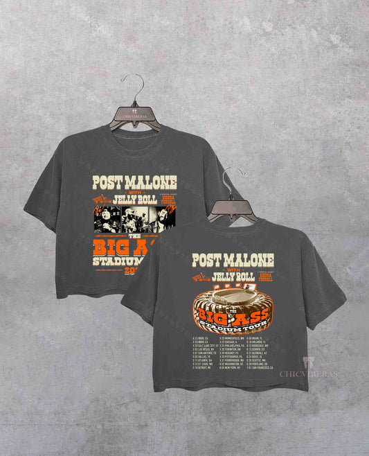 Jelly & Posty Country Music Tour Crop Shirt