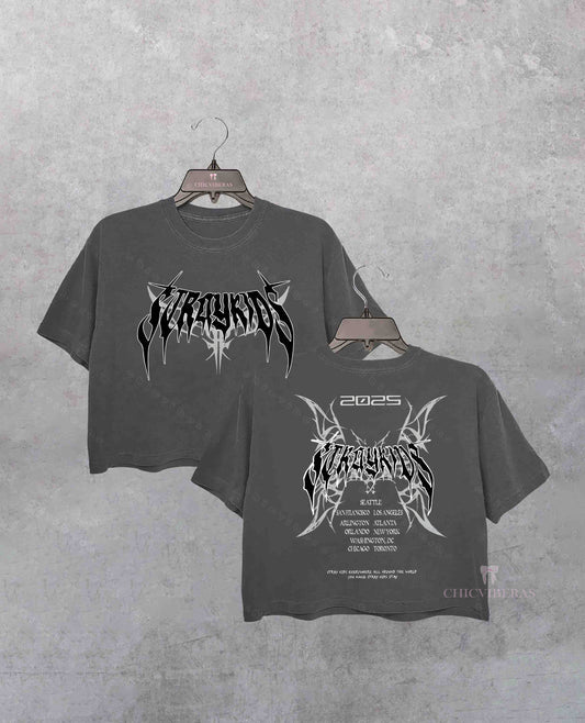 Stray Kids dominATE World Tour US 2025 Crop Shirt