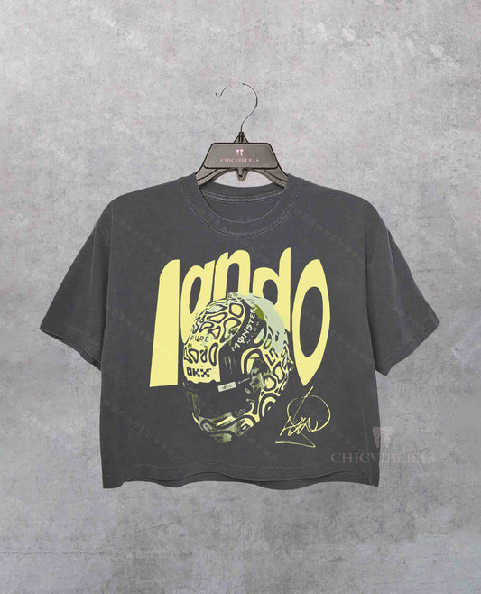 Limited Lando Norris F1 McLaren Fan Merch Crop Shirt