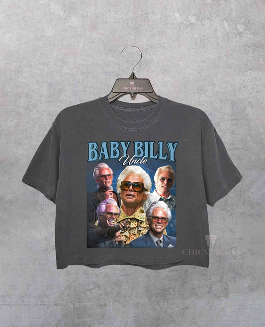 Go Outside Nerd Baby Billy Tour 1989 Crop Shirt
