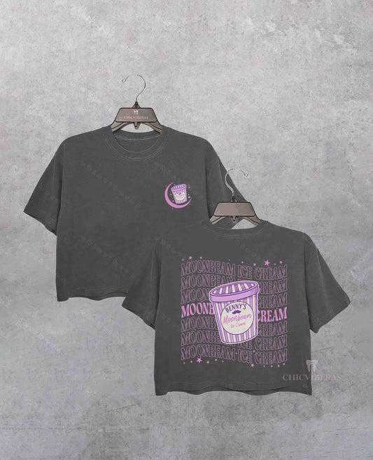 Ice Cream Music Crop Shirt