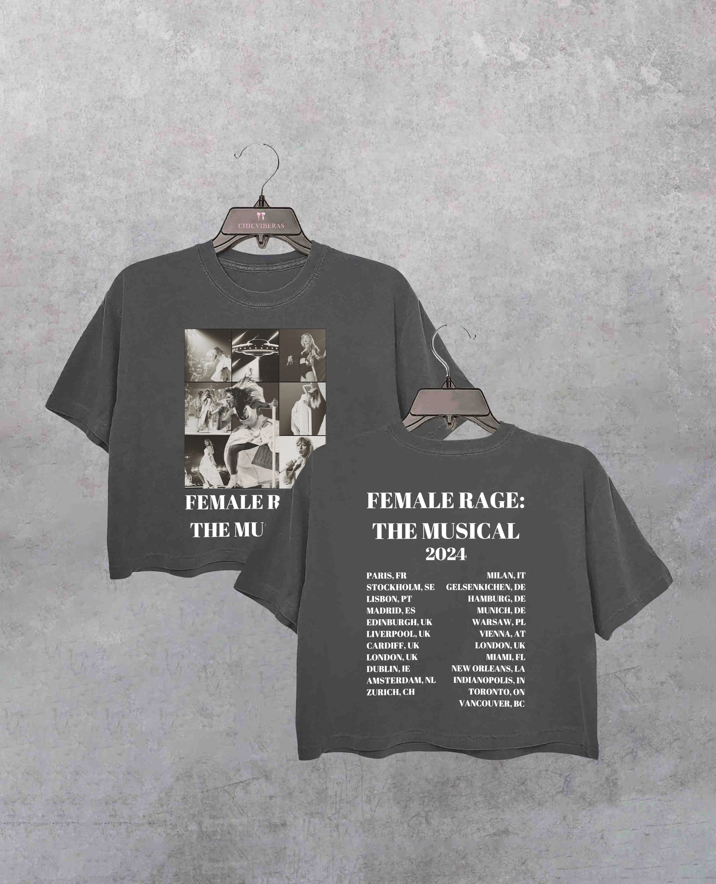 Female Rage The Musical Swiftie Crop Shirt