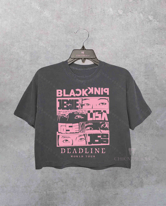 BLACKPINK World Tour Eyes Crop Shirt