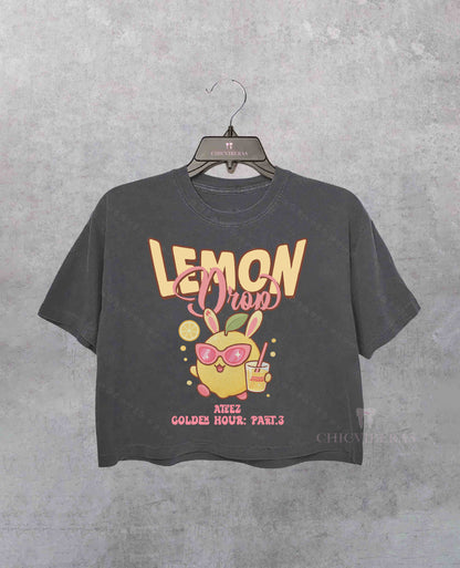 Retro Ateez Lemon Drop Crop Shirt