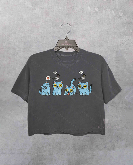 Kpop Hunter Tiger Crop Shirt