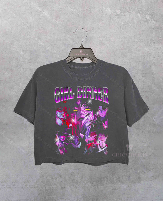 Girl Dinner Jinu Jinu Saja Boys Crop Shirt