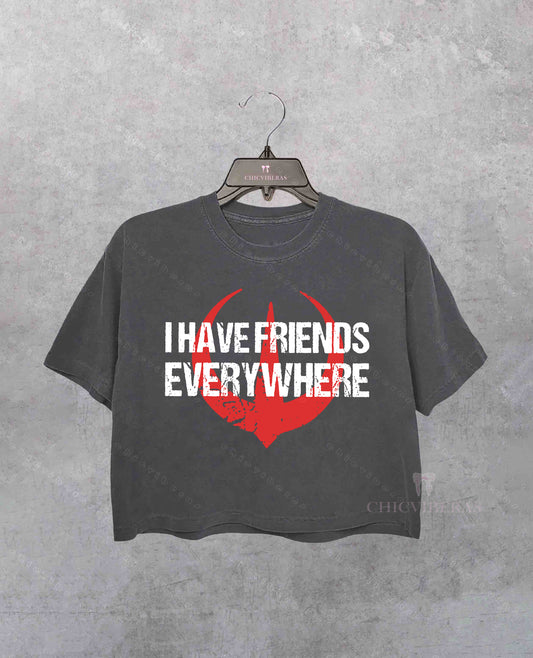 I Have Friends Everywhere Andor Inspired Crop Shirt