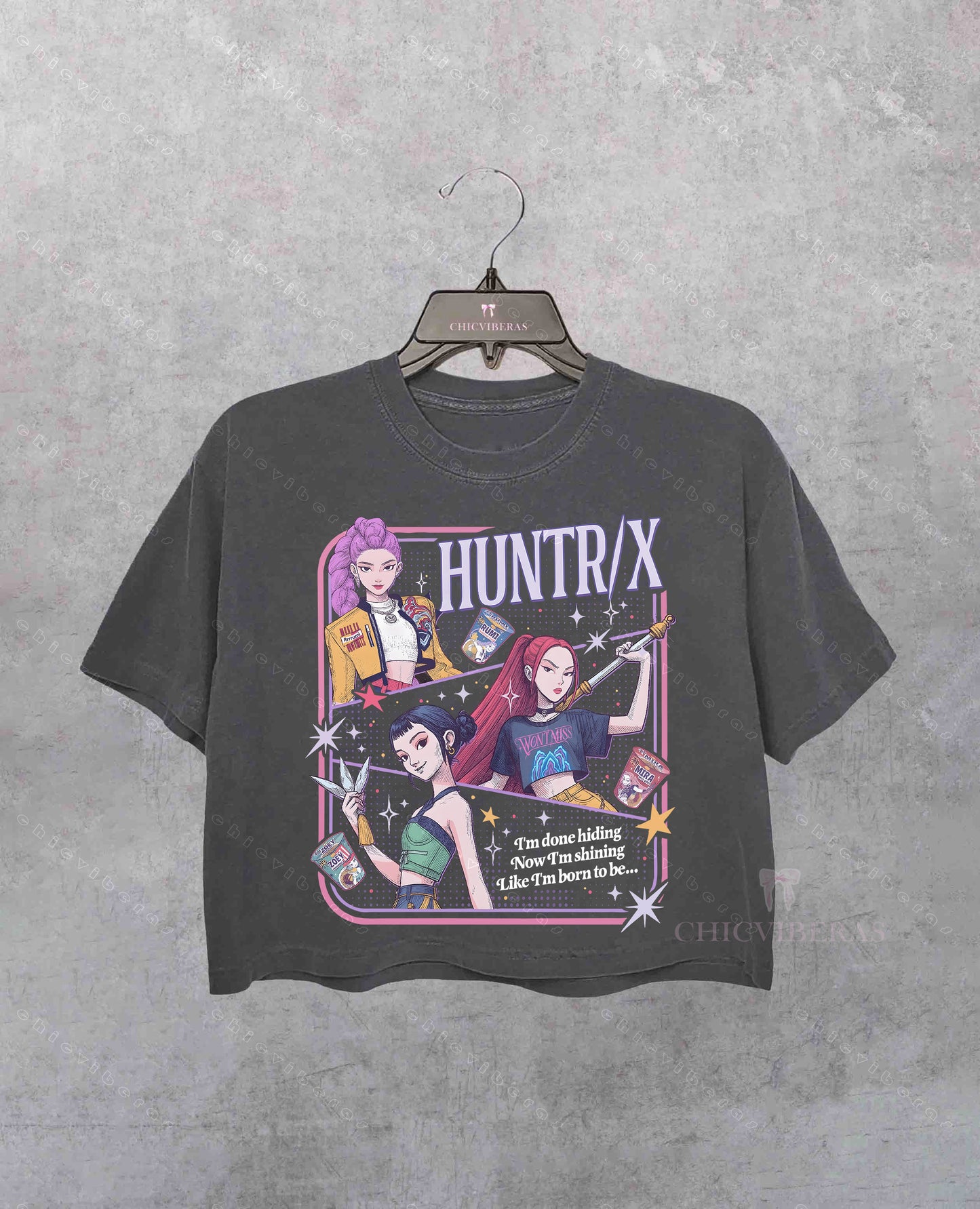 Kpop Demon Hunters Huntrix Girl Crop Shirt
