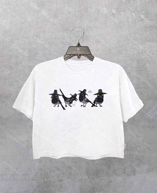 Sussy Kpop Demon Hunters Crop Shirt