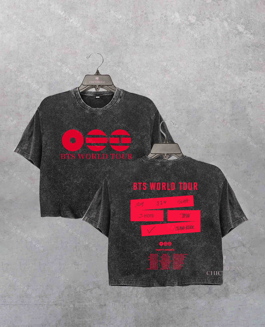 BTS World Tour 2026 Crop Shirt