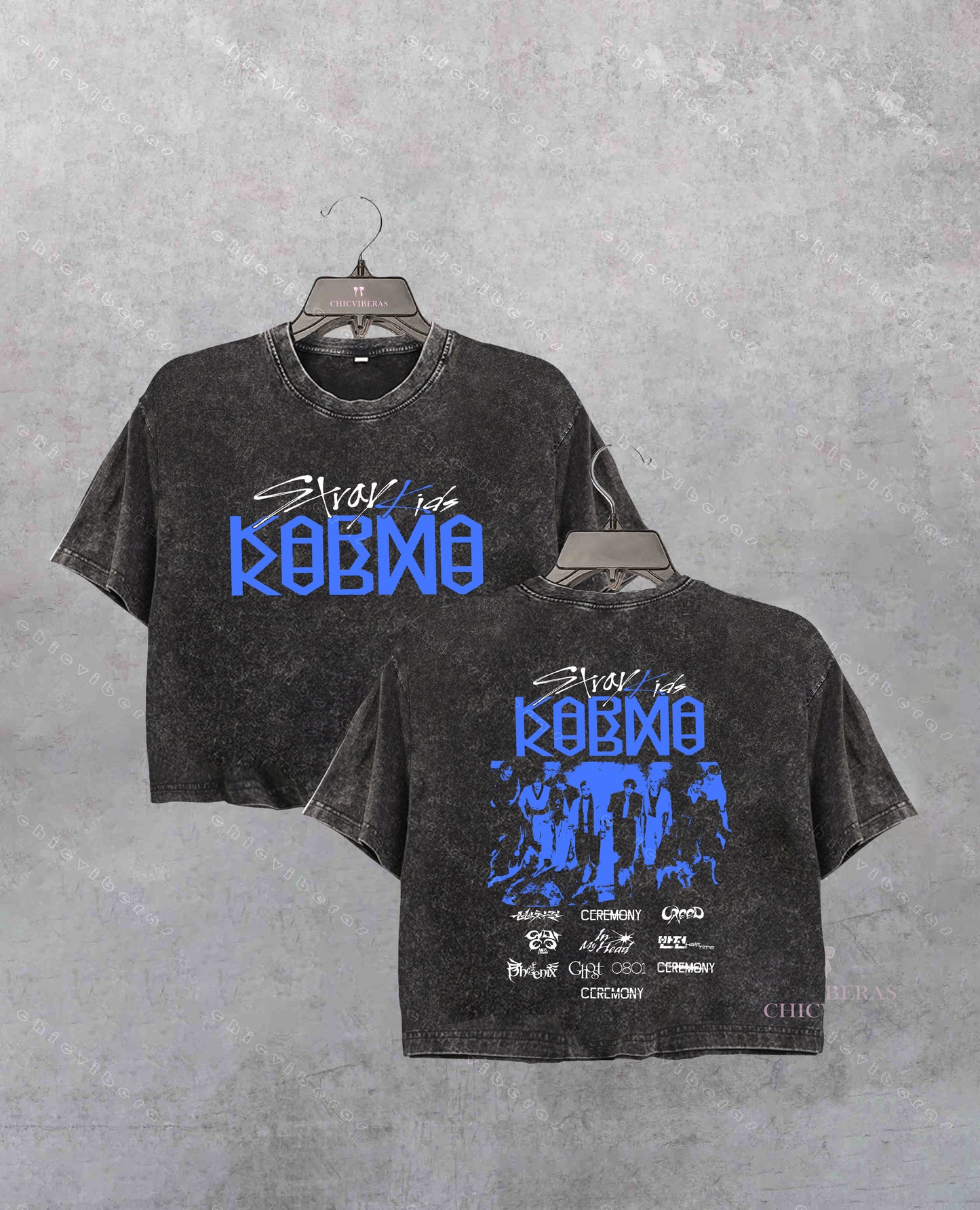 Stray Kids Karma 2 Sides Crop Shirt