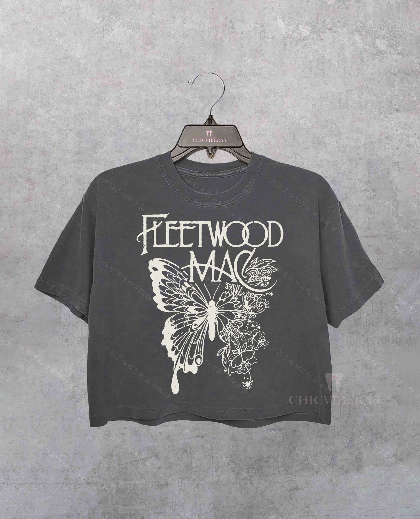Fleetwood Mac Music Crop Shirt