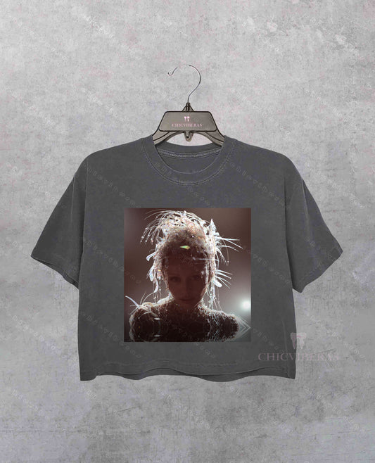 Miley Cyrus Something Beautiful Crop Shirt