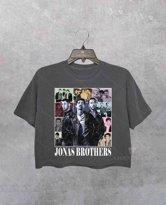 Vintage Jonas Brother Tour 2025 Crop Shirt