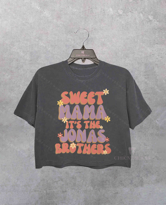 Sweet Mama It's The Jonas Brothers Crop Shirt