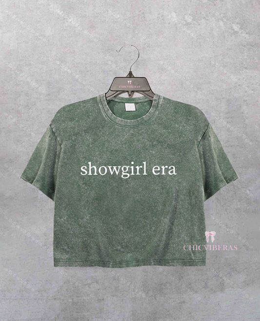 Showgirl Era Crop Shirt
