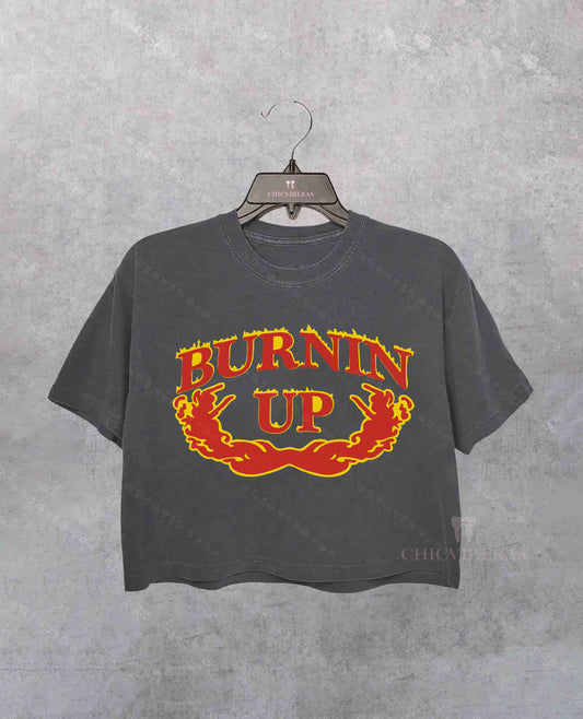 Burnin Up Jonas Brothers Crop Shirt