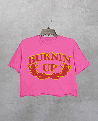 Burnin Up Jonas Brothers Crop Shirt