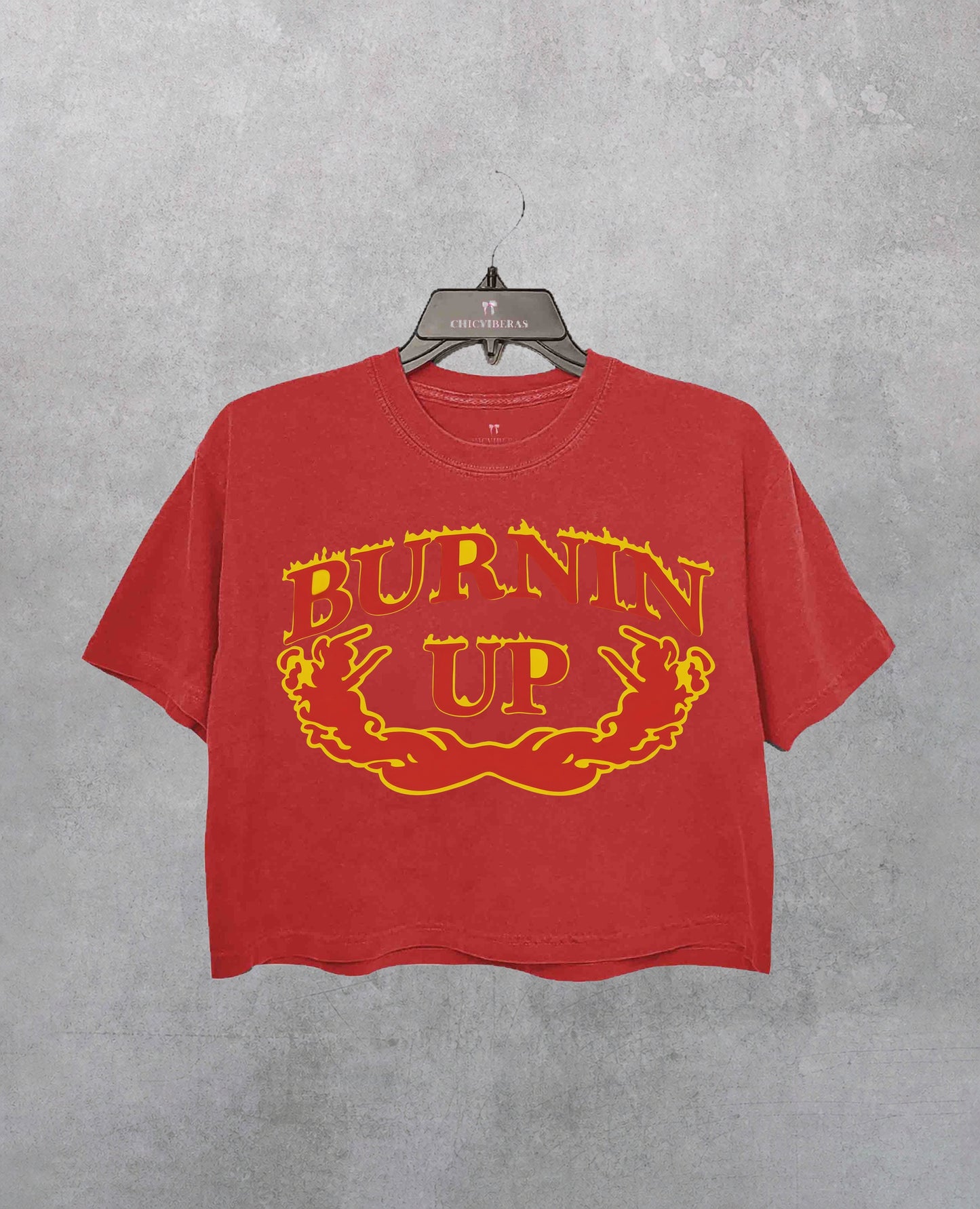 Burnin Up Jonas Brothers Crop Shirt
