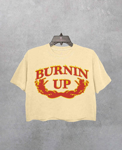 Burnin Up Jonas Brothers Crop Shirt