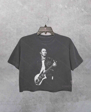 20th Anniversary Of Jonas Kevin Crop Shirt