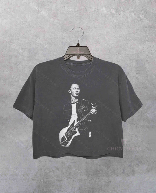20th Anniversary Of Jonas Kevin Crop Shirt