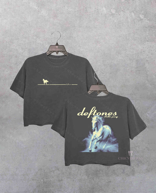 Deftones WHITE PONY Crop Shirt