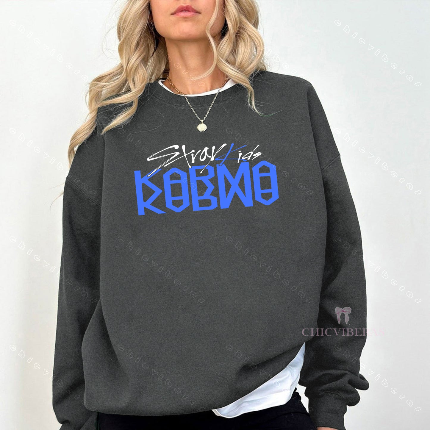 Stray Kids Karma Track List Crewneck