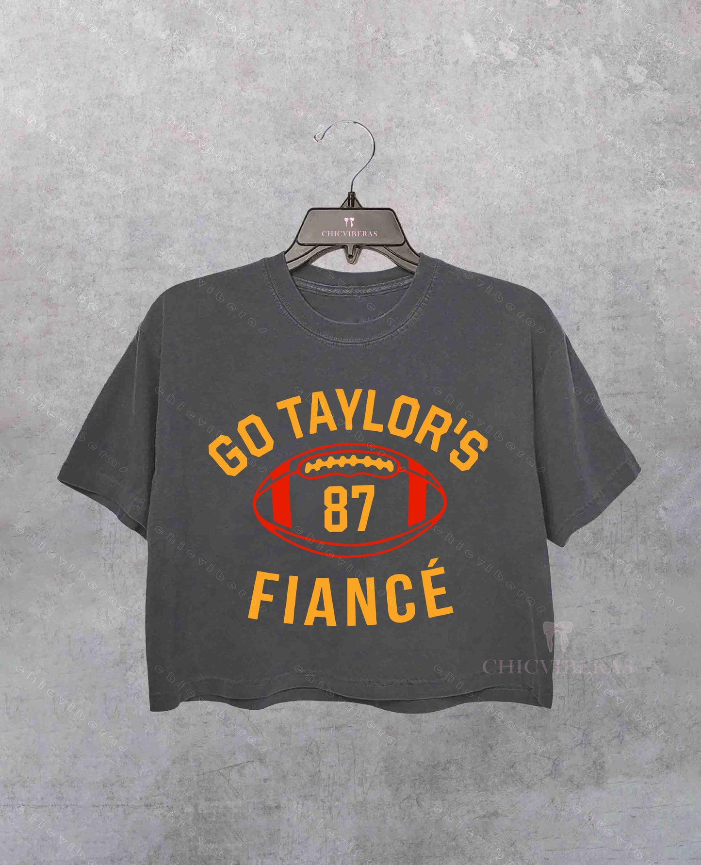 Go Taylors Fiance Game Day Crop Shirt