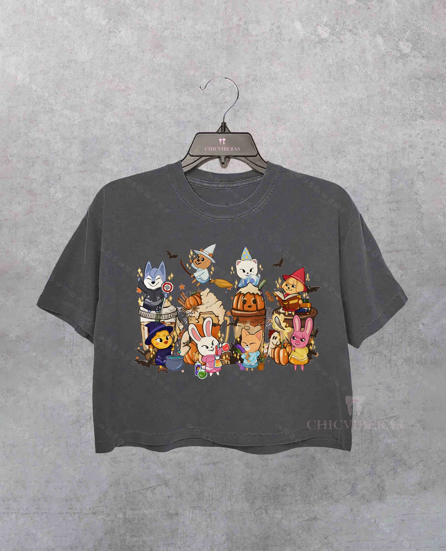 SKZ Halloween Crop Shirt
