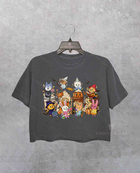 SKZ Halloween Crop Shirt