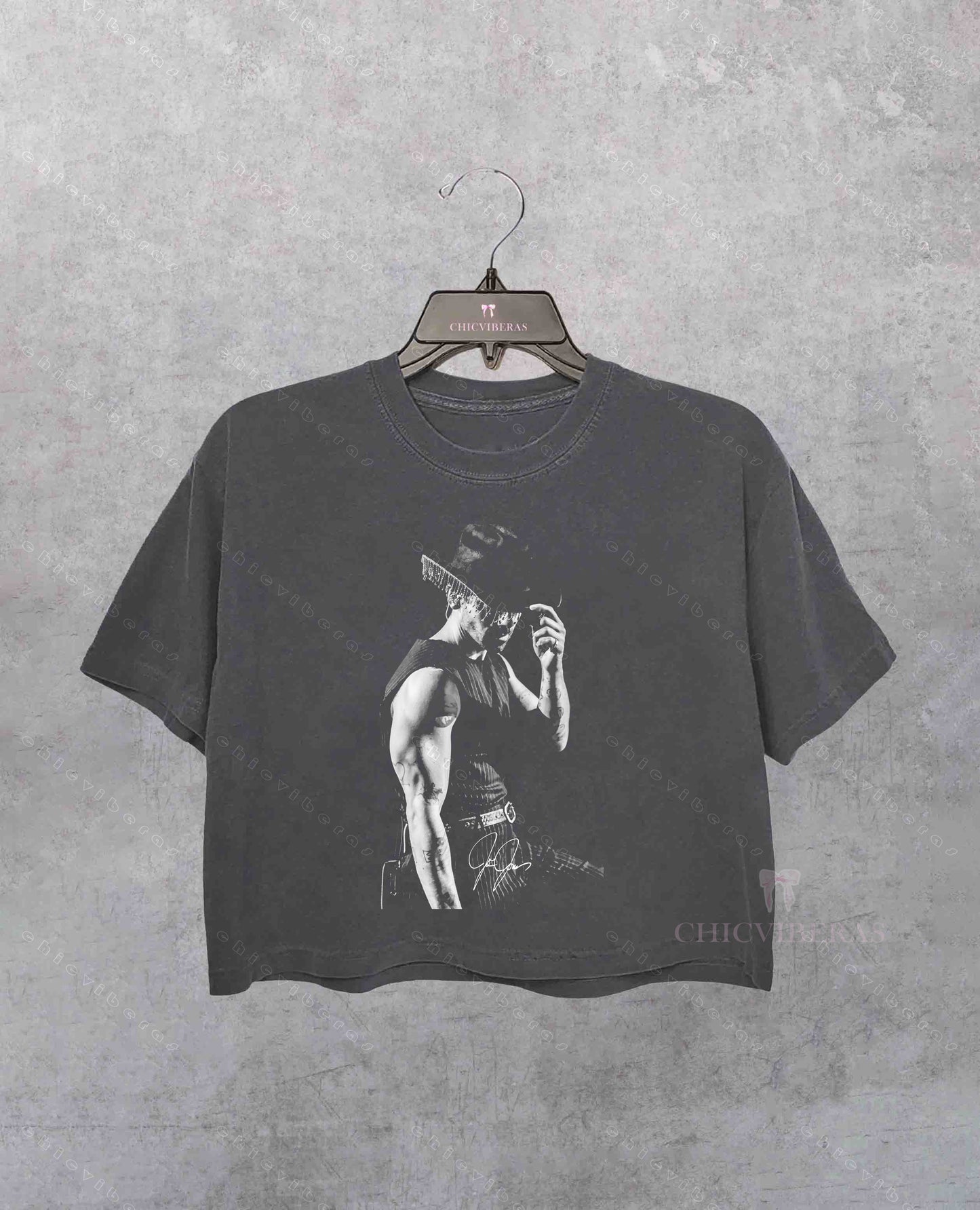 Joe Jonas Cowboy Crop Shirt