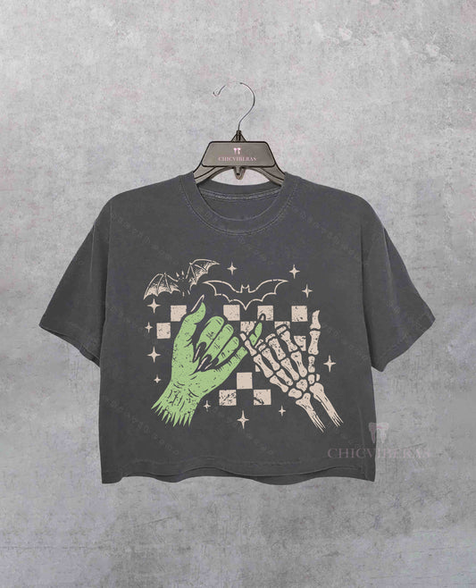 Funny Halloween Crop Shirt