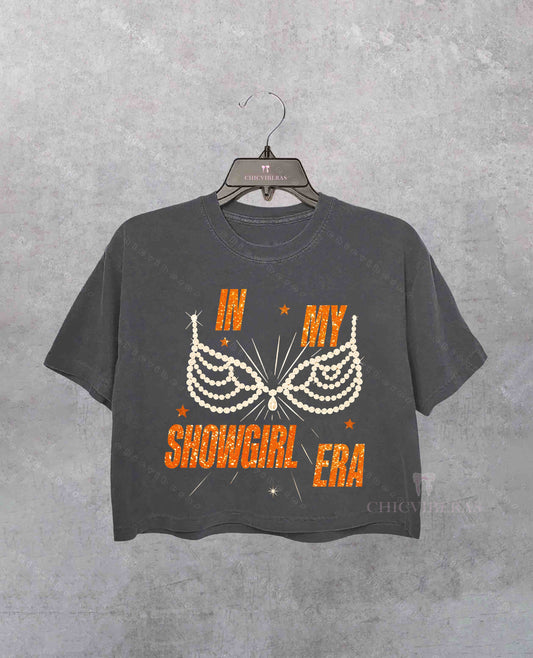 In My Showgirl Era Crop Shirt