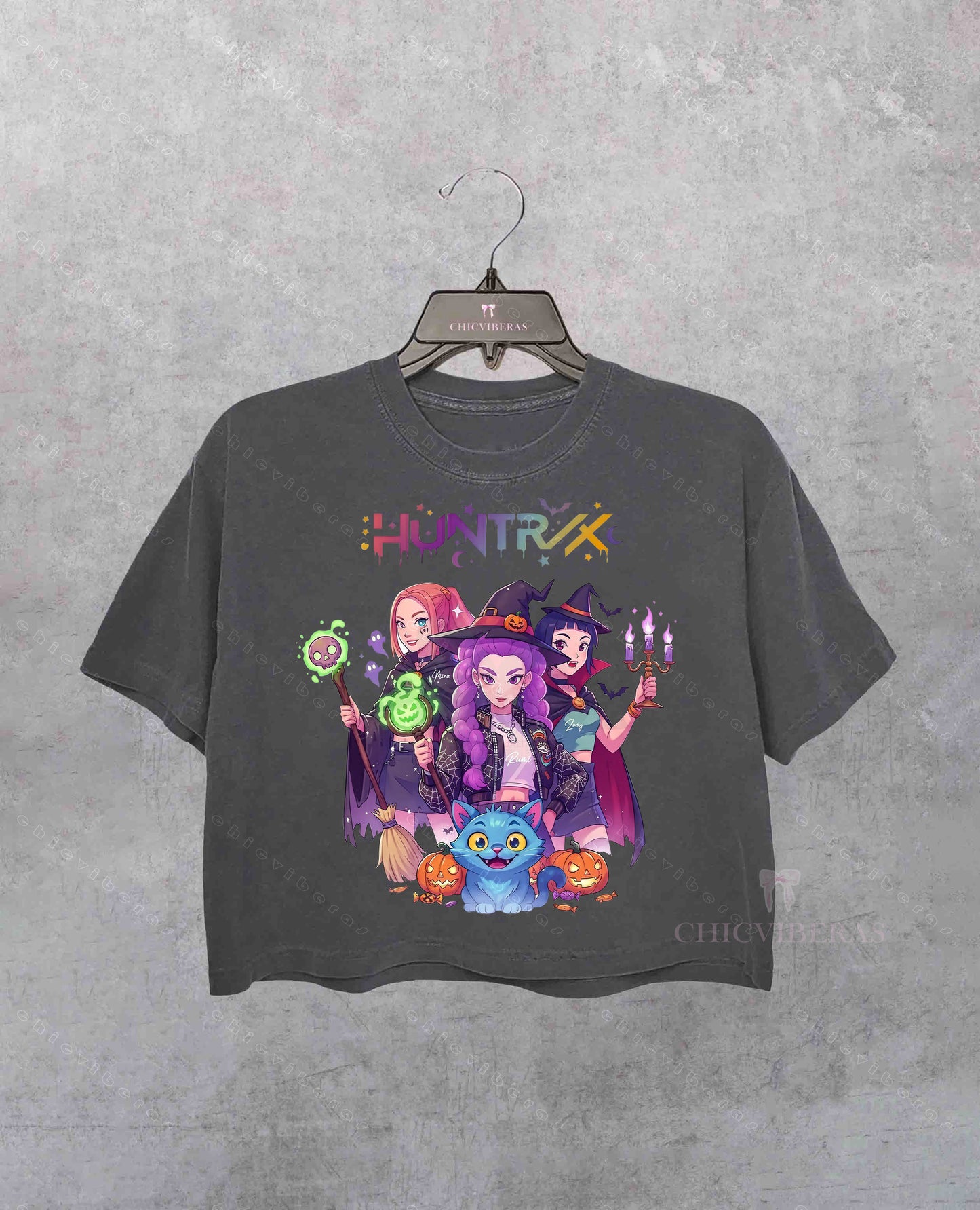 Spooky Huntrix Halloween Crop Shirt