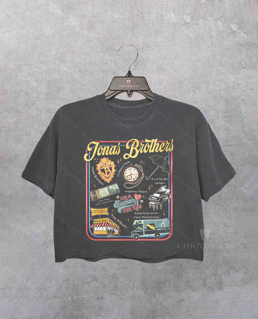 Jonas Brothers Greetings From Your Hometown Crop Shirt