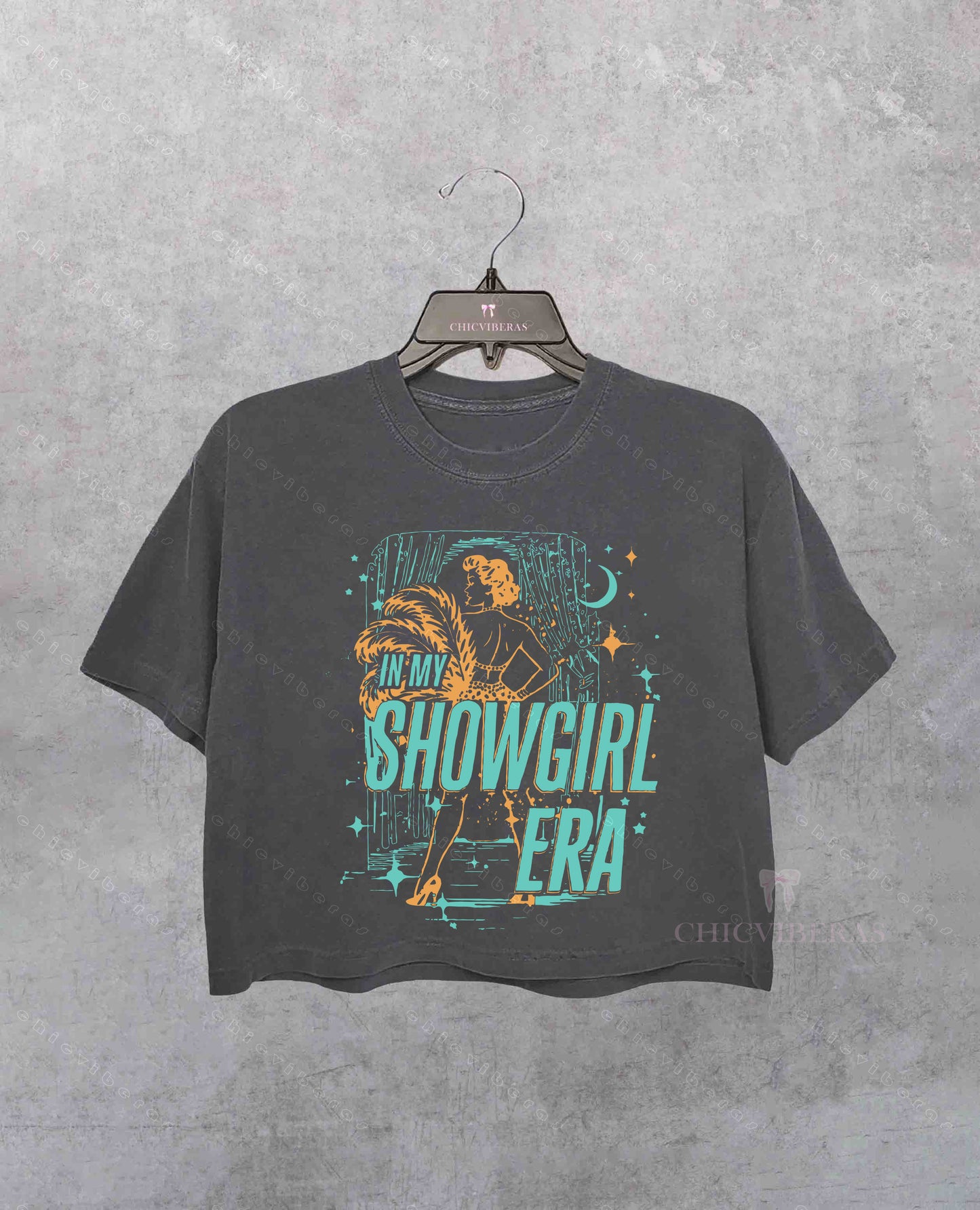 Retro In My Showgirl Era Crop Shirt
